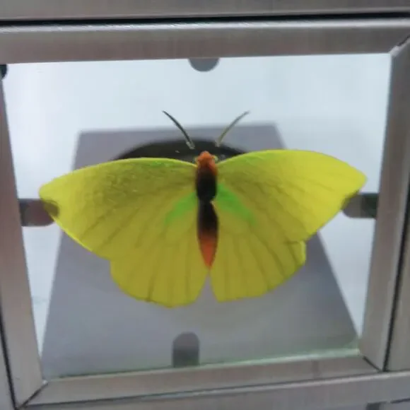 PartyLite Butterfly Tealight Easel Candle Holder Gray Metal Frame Floral Nature - Picture 9 of 14